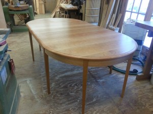 solid cherry extension table