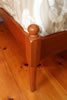 Mary Clare bed cherry foot post detail