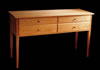 4 drawer Shaker sideboard - cherry. 60"l x 22"d x 36"h