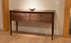Walnut sideboard 64" x 22" x 38" high with 5.25" and 7" deep drawers
