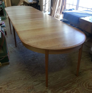 long cherry extension table