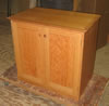 Custom 2 door cabinet with dovetailed case